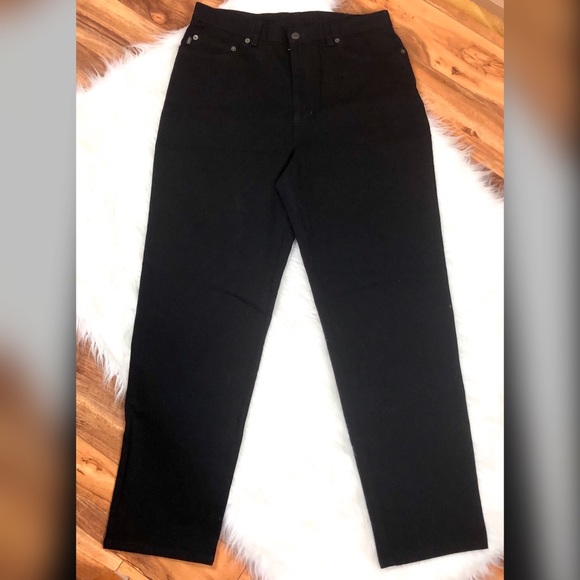 Ralph Lauren Lauren Jeans Co. Black Plus Jeans - Picture 2 of 5